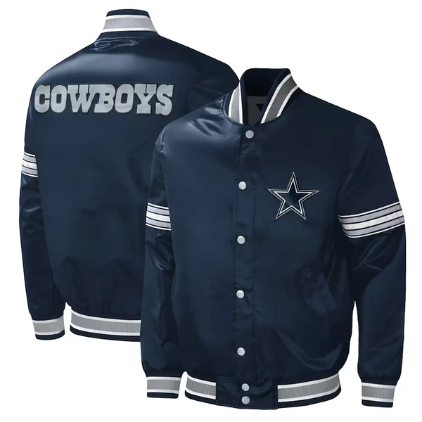 Shop NFL Dallas Cowboys Satin Jacket Men and Women