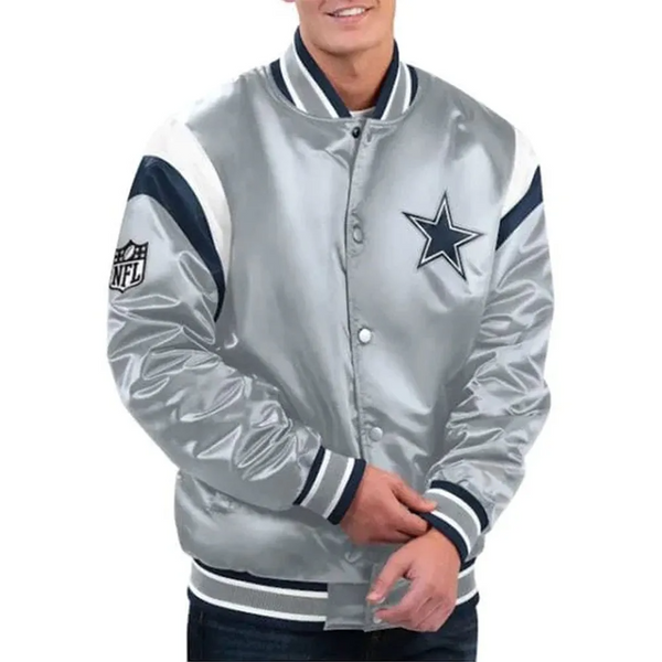 Shop NFL Dallas Cowboys Satin Jacket Men and Women