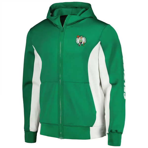 Shop NBA Boston Celtics Men's Kelly Green Showtime Full-Zip Hoodie – 2023/24 Authentic