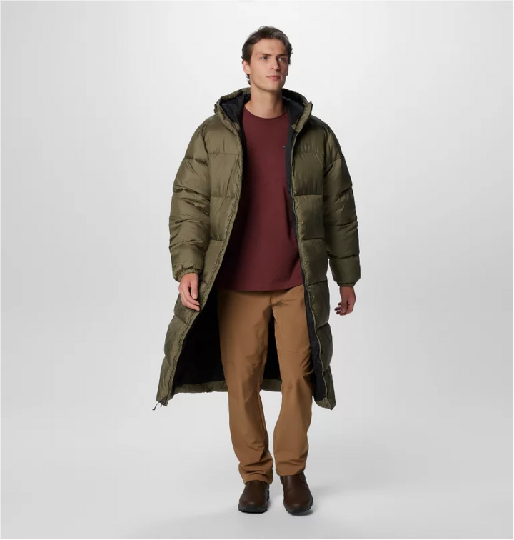 Men's Puffect long puffer jacket for winter in USA