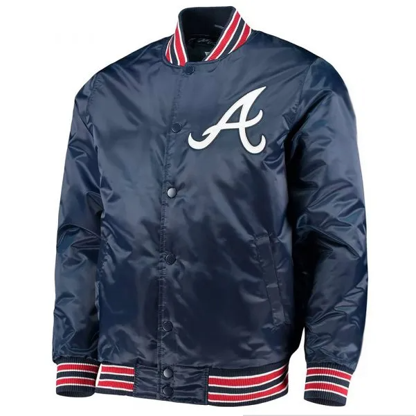 The Diamond Atlanta Braves Satin Jacket