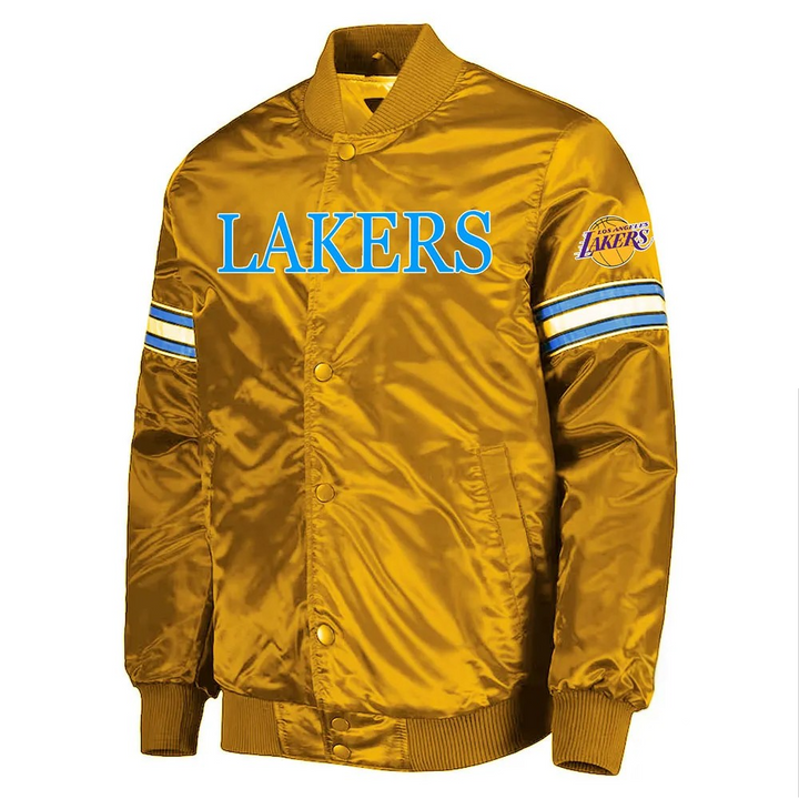 Front View  NBA Pick & Roll Los Angeles Lakers Jacket