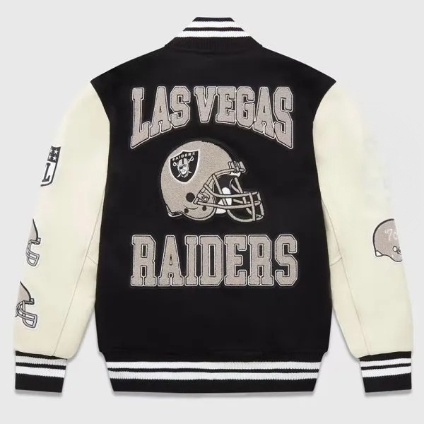 Black and white Raiders OVO jacket in USA