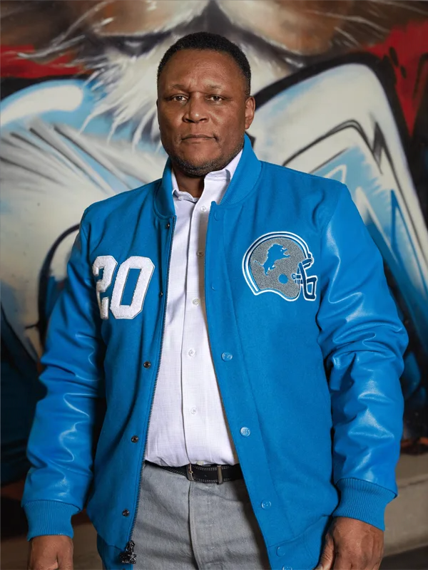 NFL DETROIT LIONS CLASSIC  WOOL VARSITY JACKET