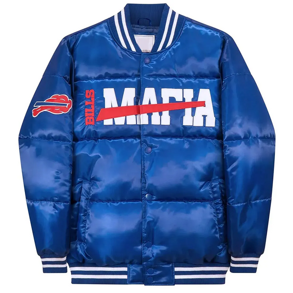 Shop NFL Buffalo Bills Satin Jacket Men and Women