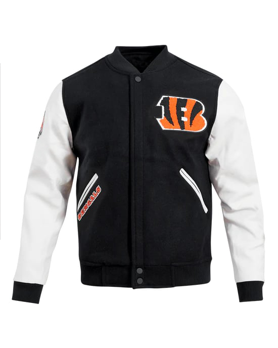 Cincinnati Bengals classic men's varsity jacket in wool