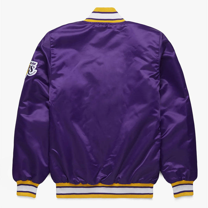 LA Lakers Classic Purple Jacket Back View 