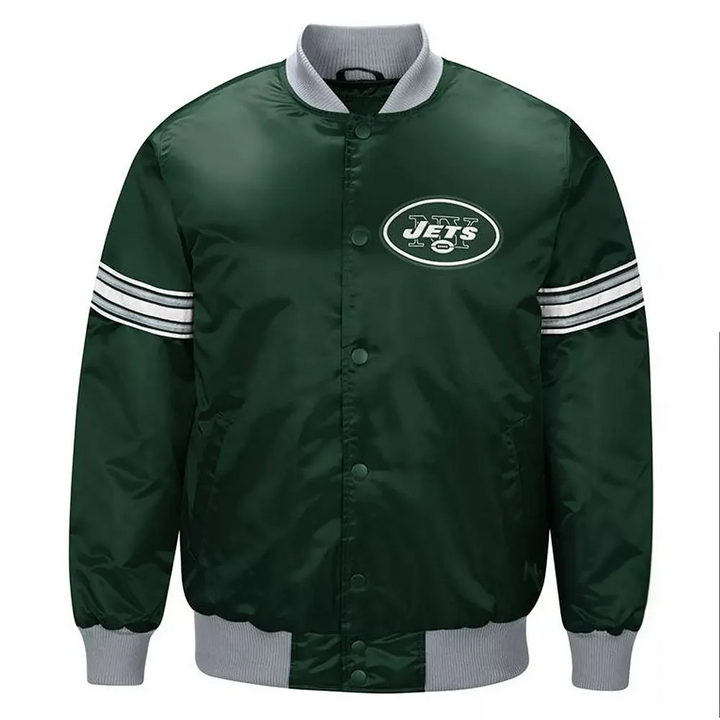 NFL New York Jets game day satin jacket

