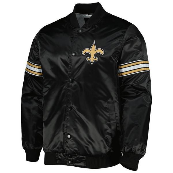 Shop NFL New Orleans Saints Satin Jacket Men and Women