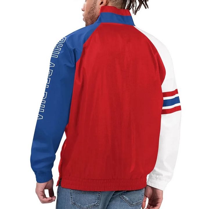 Philadelphia Phillies Elite Half Zip Pullover Jacket in American Style