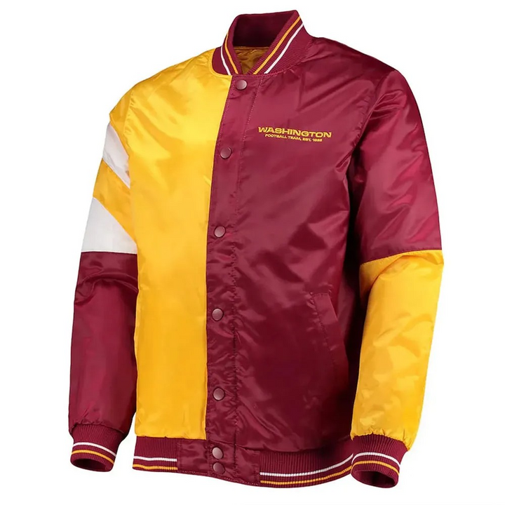 NFL Commanders color block jacket for men and women

