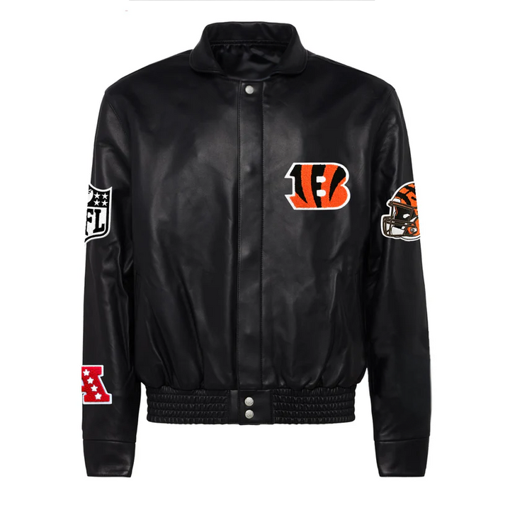 CINCINNATI BENGALS FULL LEATHER JACKET