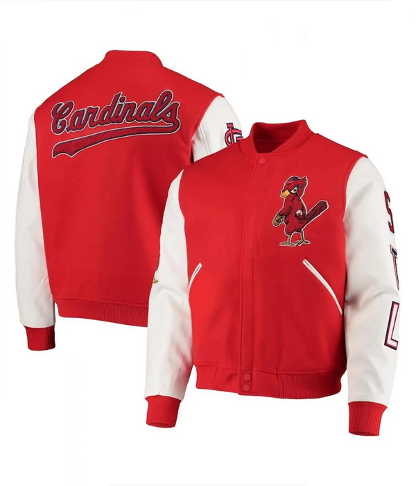 MLB St Louis Cardinals Wool Jacket Men and Women