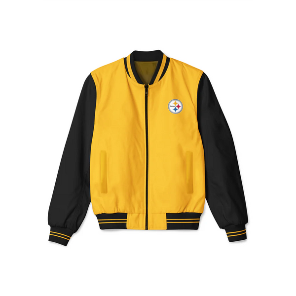 NFL Pittsburgh Steelers varsity bomber jacket

