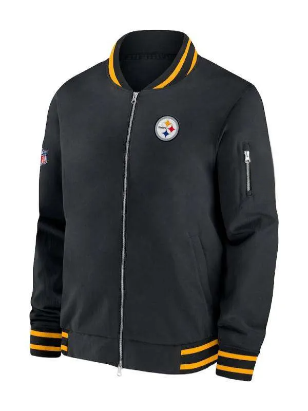 Pittsburgh Steelers black team jacket

