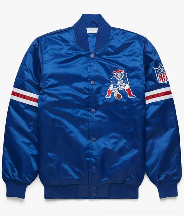 Shop New England Patriots Royal Blue Jacket