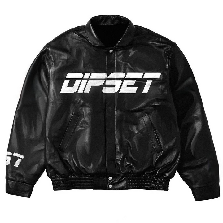 OVO Dipset Diplomats Leather Jacket side view in USA