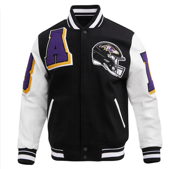 Baltimore Ravens Wool Varsity Jacket in usa