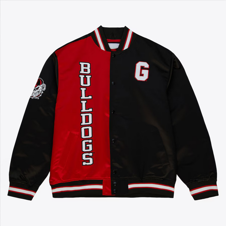 NCAA Georgia Bulldogs The Rookie Satin Jacket