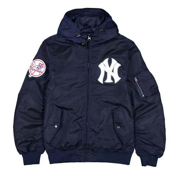 NY Yankees Historic L-2B Hooded Bomber Jacket