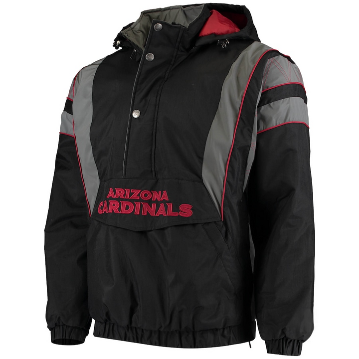 Cardinals Gridiron hooded pullover with chest stripe

