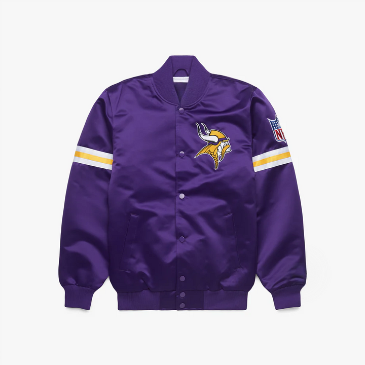 Minnesota Vikings satin jacket for men and women in USA
