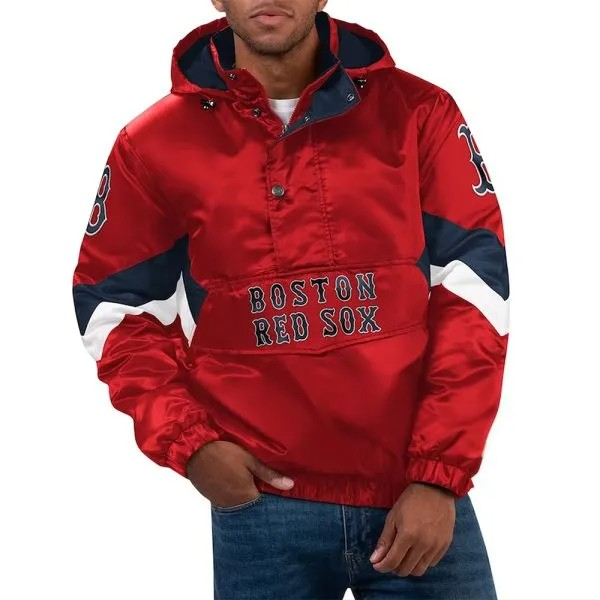 Force Play II Boston Red Sox Half-Zip Jacket in USA