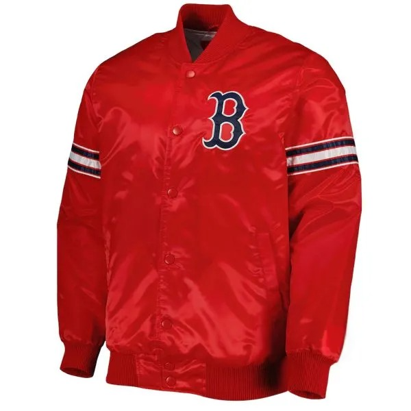 Boston Red Sox red satin jacket in USA