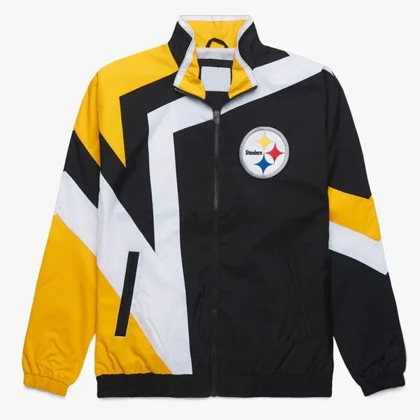 Pittsburgh Steelers star windbreaker jacket

