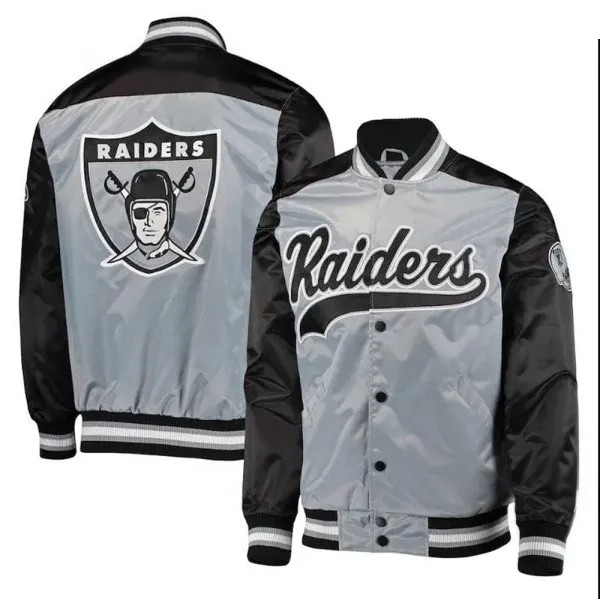 Las Vegas Raiders Tradition II satin jacket in USA