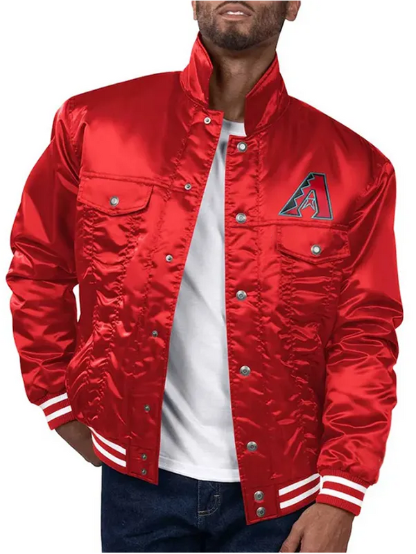 MLB Arizona Diamondbacks Red Bomber Jacket