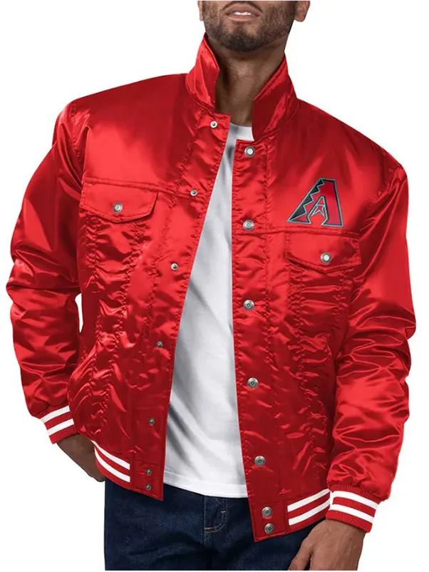 MLB Arizona Diamondbacks Red Bomber Jacket
