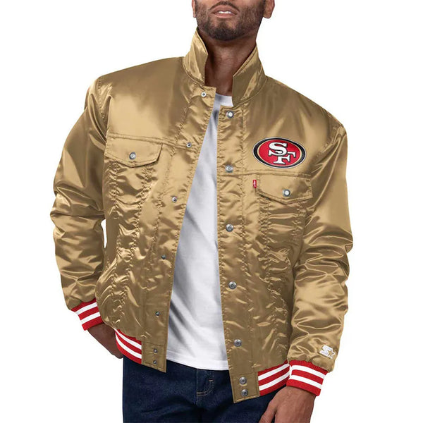 NFL San Francisco 49ers Satin Jacket Men and Women