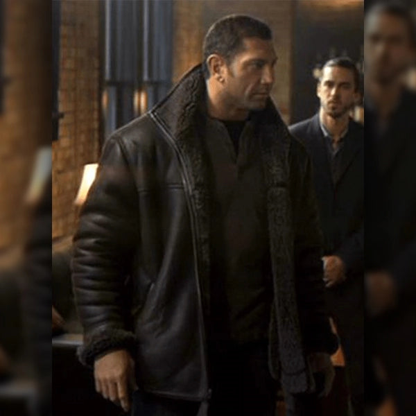 DAVE BAUTISTA LEDERJACKE | HERREN CELEBRITY LEDERJACKE VOM JACKENVERKÄUFER | WWE-JACKE