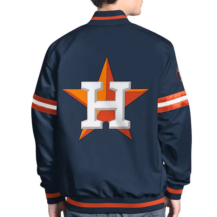 Houston Astros Scout Varsity Satin Jacket in USA