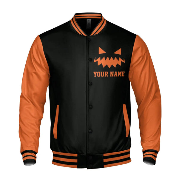 Custom Cosplay Pumpkin Halloween Week Orange Varsity By TJS