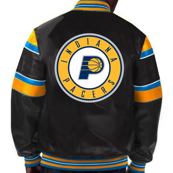 NBA Indiana Pacers Leather Jacket For Men and Women