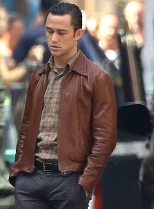 Inception Movie Inspired Leather Jacket - Joseph Gordon-Levitt in France style