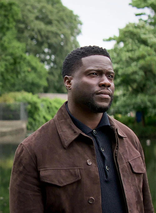 Lift leather jacket worn by Kevin Hart in American style