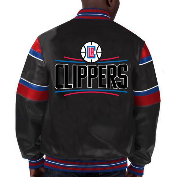 NBA La Clippers Leather Jacket  For Men and Women