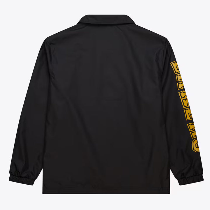 LA Lakers Black Coaches Jacket Back View