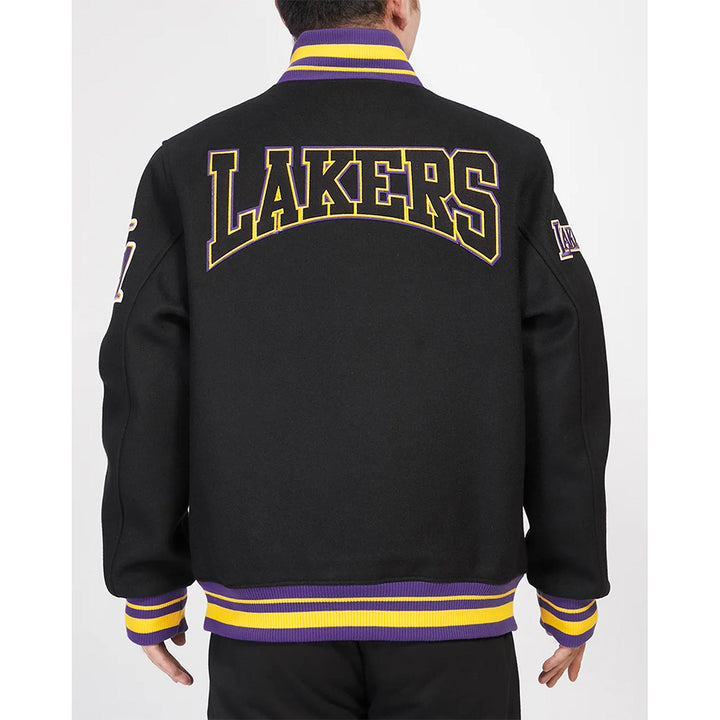 la-lakers-crest-emblem-classic-rib-varsity-wool-jacket- Back View 