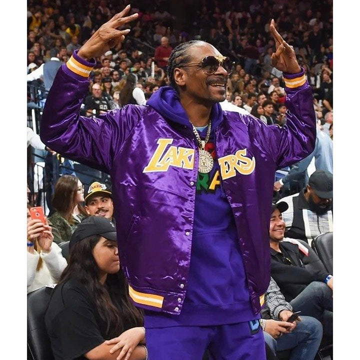 LA Lakers Snoop Dogg Purple Jacket