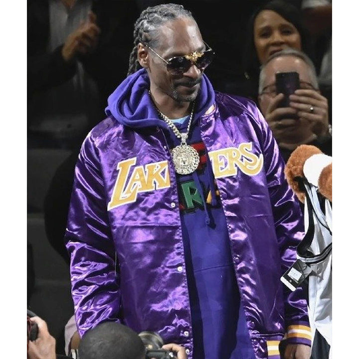 LA Lakers Snoop Dogg Purple Jacket