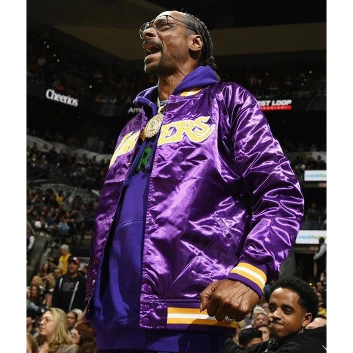 LA Lakers Snoop Dogg Purple Jacket