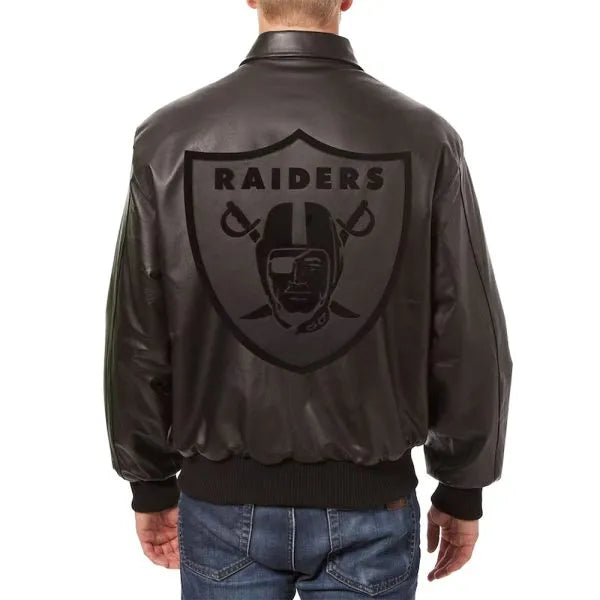 Genuine leather Las Vegas Raiders jacket in USA