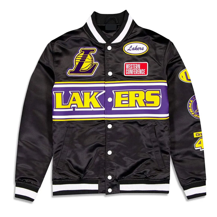 Front view NBA Los Angeles Lakers Rally Drive 2024 Jacket