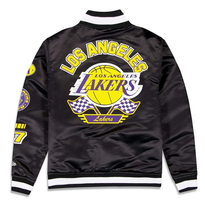 Back view NBA Los Angeles Lakers Rally Drive 2024 Jacket