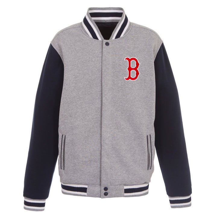 Men's Boston Red Sox Reversible  Fleece Jacket