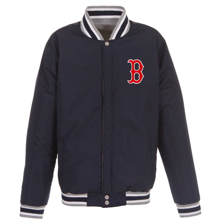 Men's Boston Red Sox Full Snap Fleece Jacket